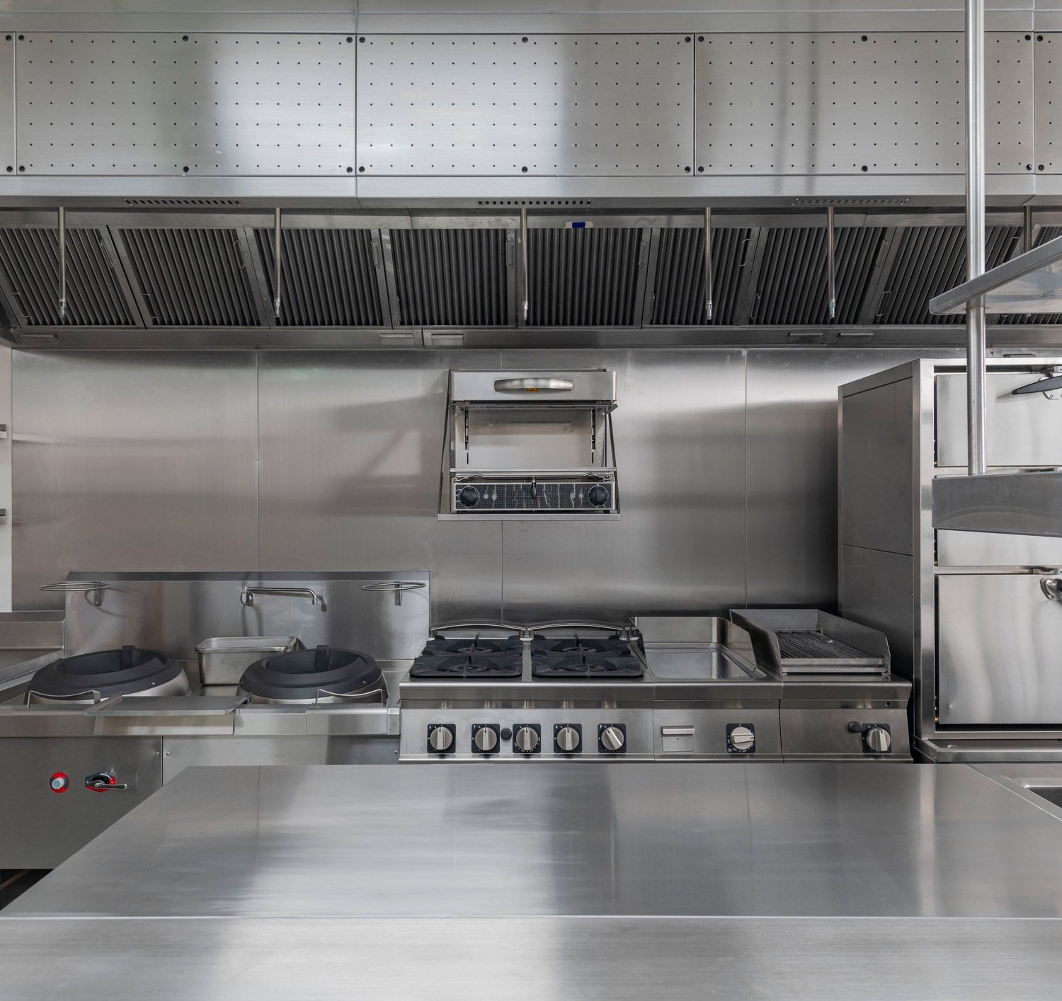 Stainless Steel Commercial Kitchen