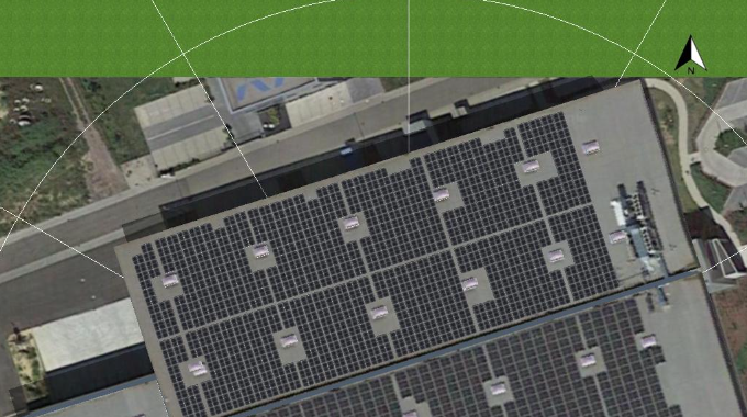Photovoltaik-Projektierung für West Campus UG (haftungsbeschränkt) & Co.KG, Herxheim, Rheinland-Pfalz.