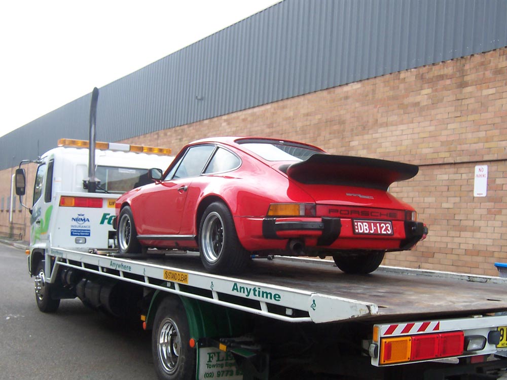 vintage car towing newcastle