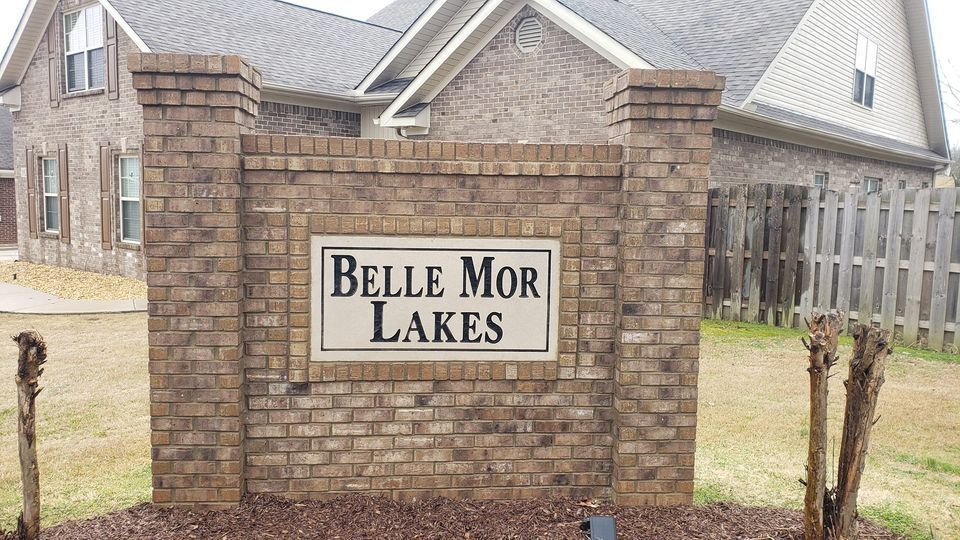 After Brick Community Sign Soft Washing | Harvest, AL | Radiant Exterior Cleaning