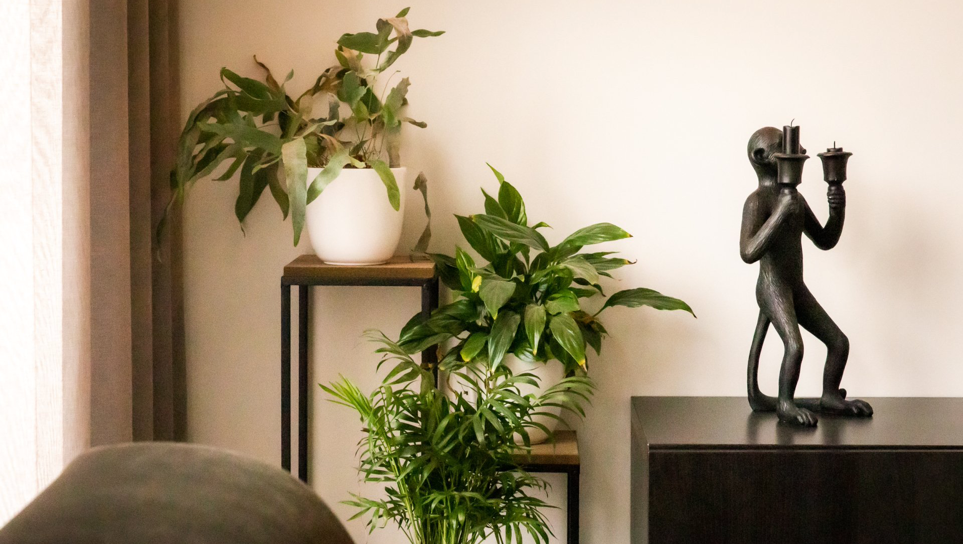 Groen als woonaccessoires.