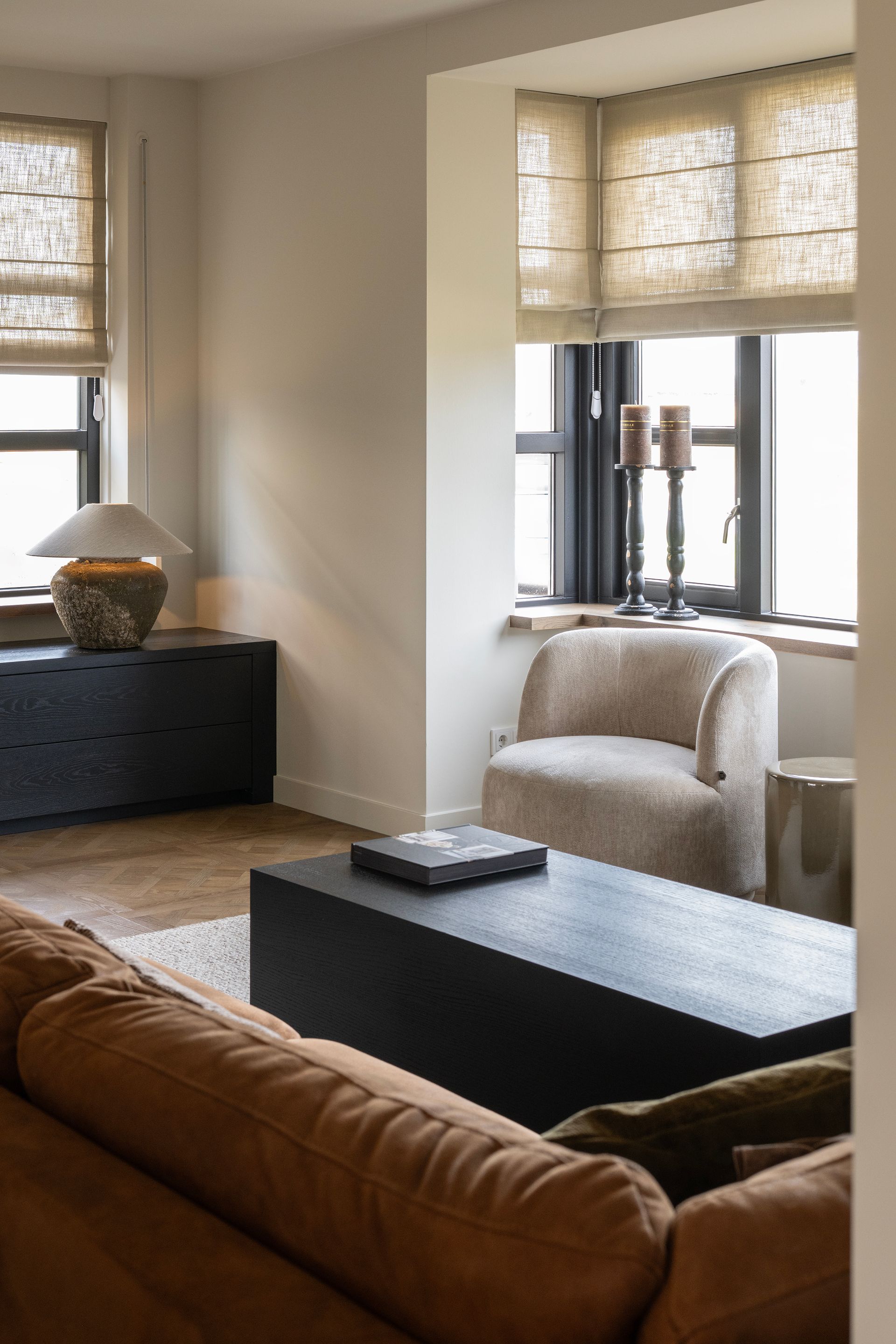Het huiselijke gevoel in de woonkamer
