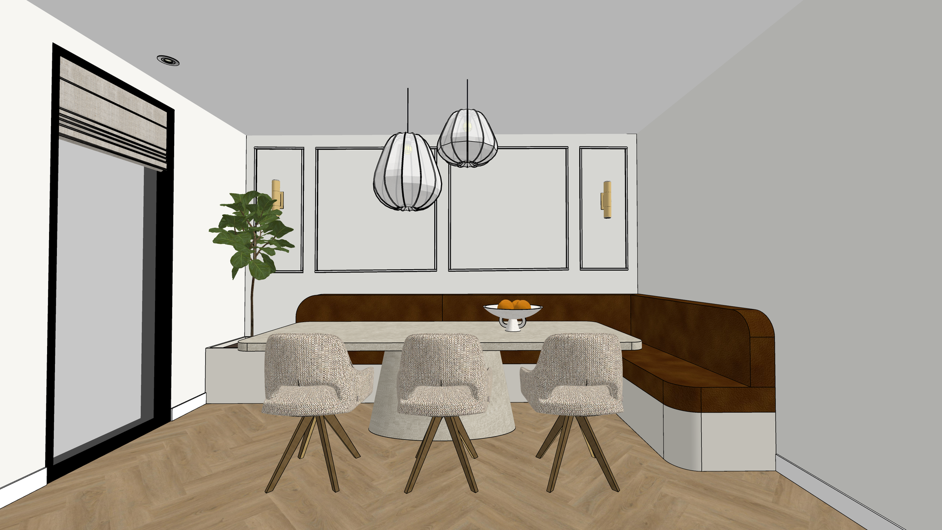 3D interieurontwerp regio West-Brabant, Zeeland.