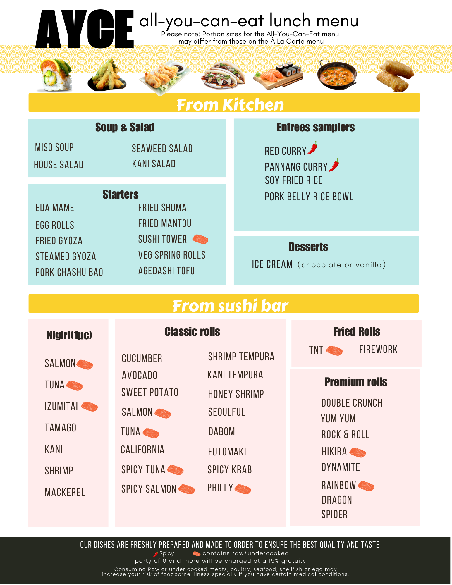 Chubby Ninja menu page 10