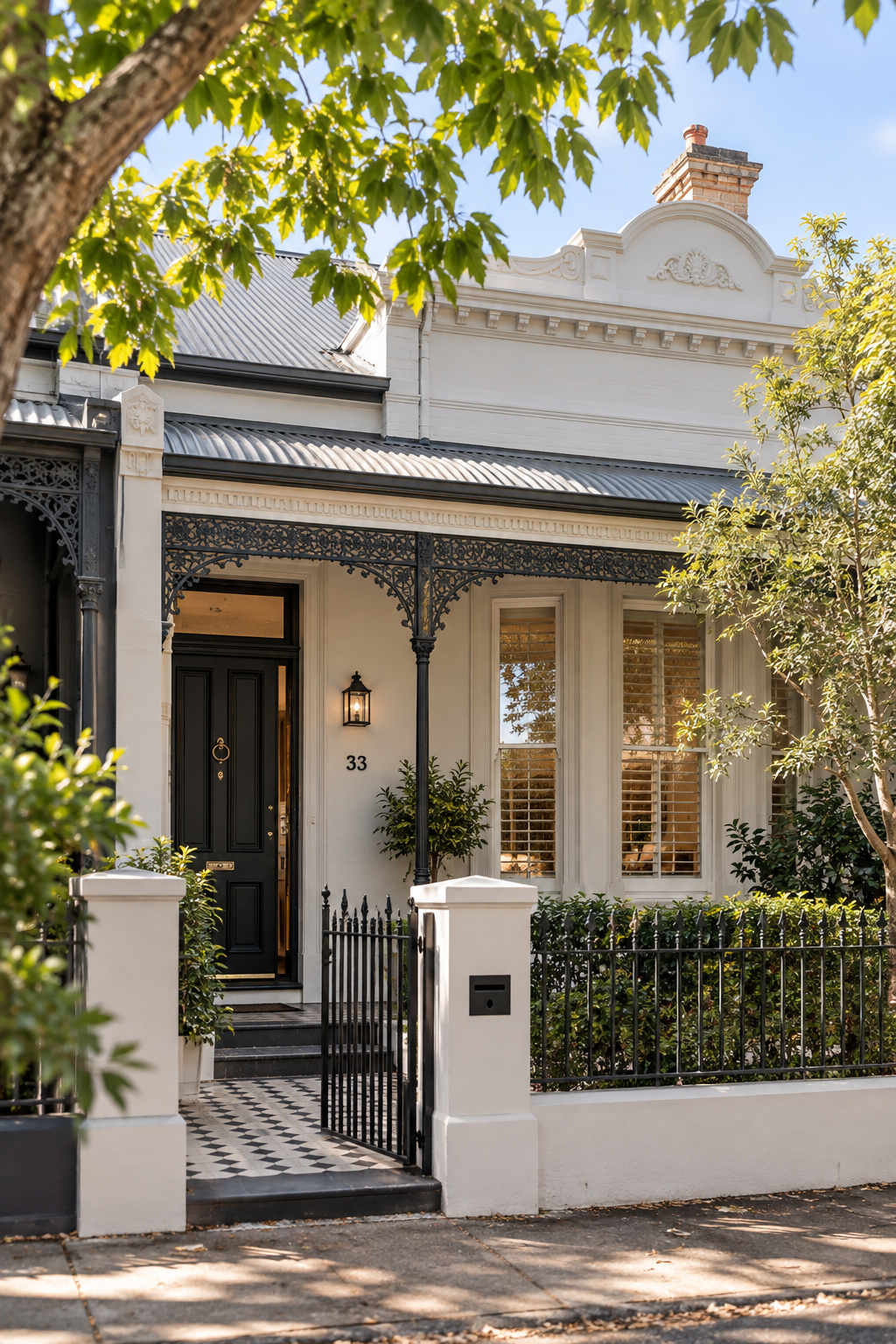 Freshly maintained Melbourne home exterior by Signature Services.
