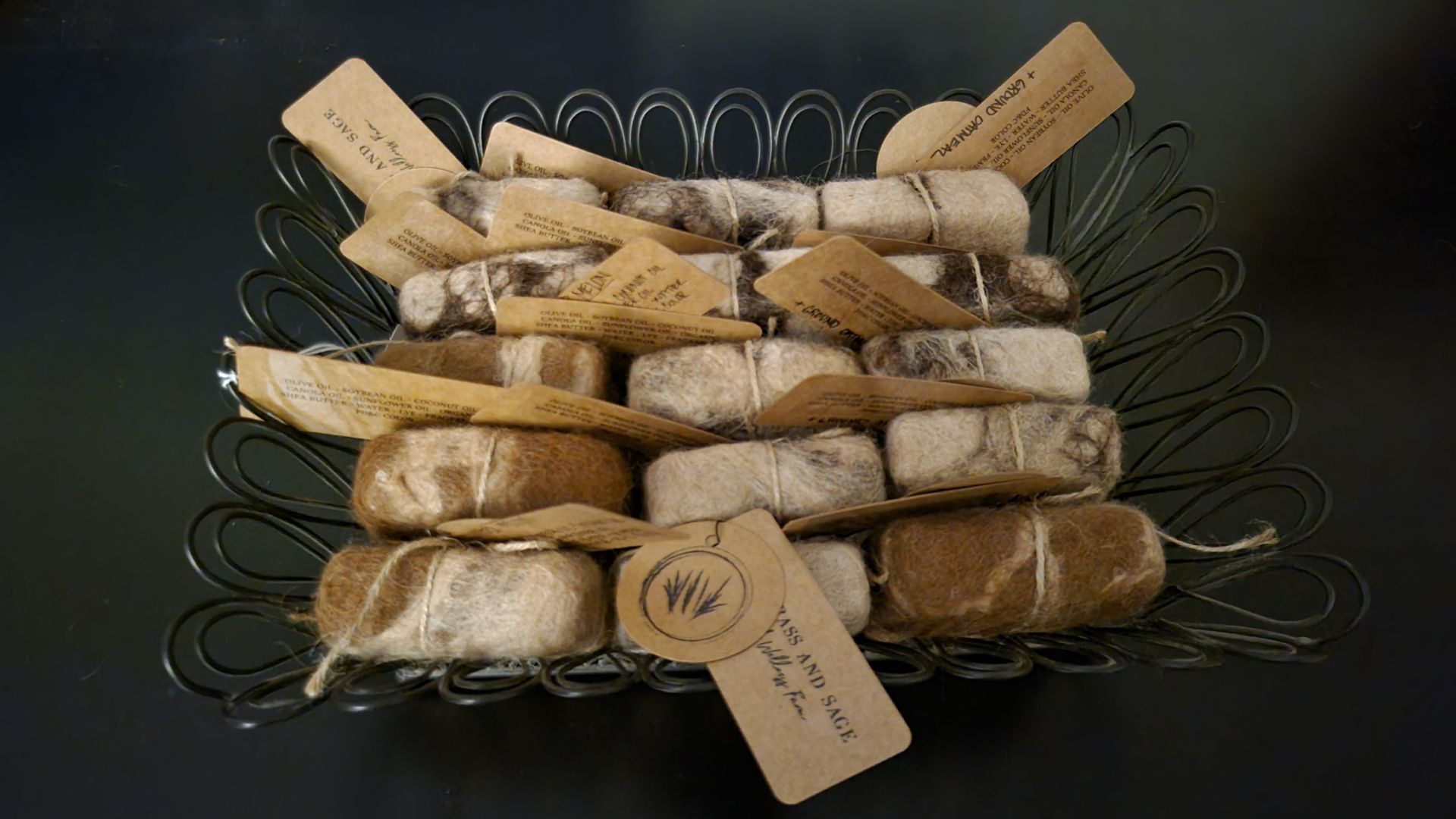 Felted Alpaca Soap