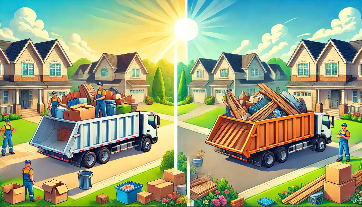 Dumpster Rental Vs Junk Removal Image