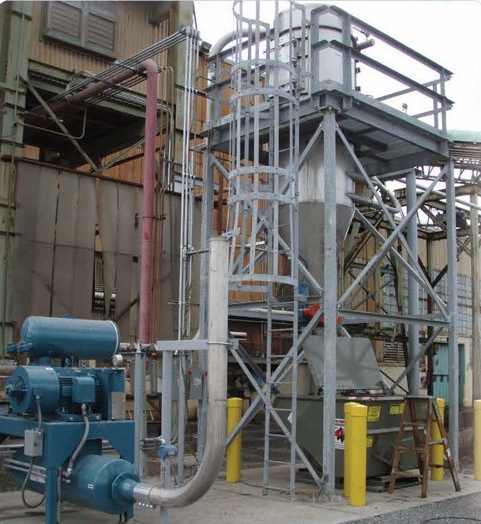 CENTRAL VACUUM SYSTEM FOR COAL DUST 50 PICKUPS / 2 NETWORKS