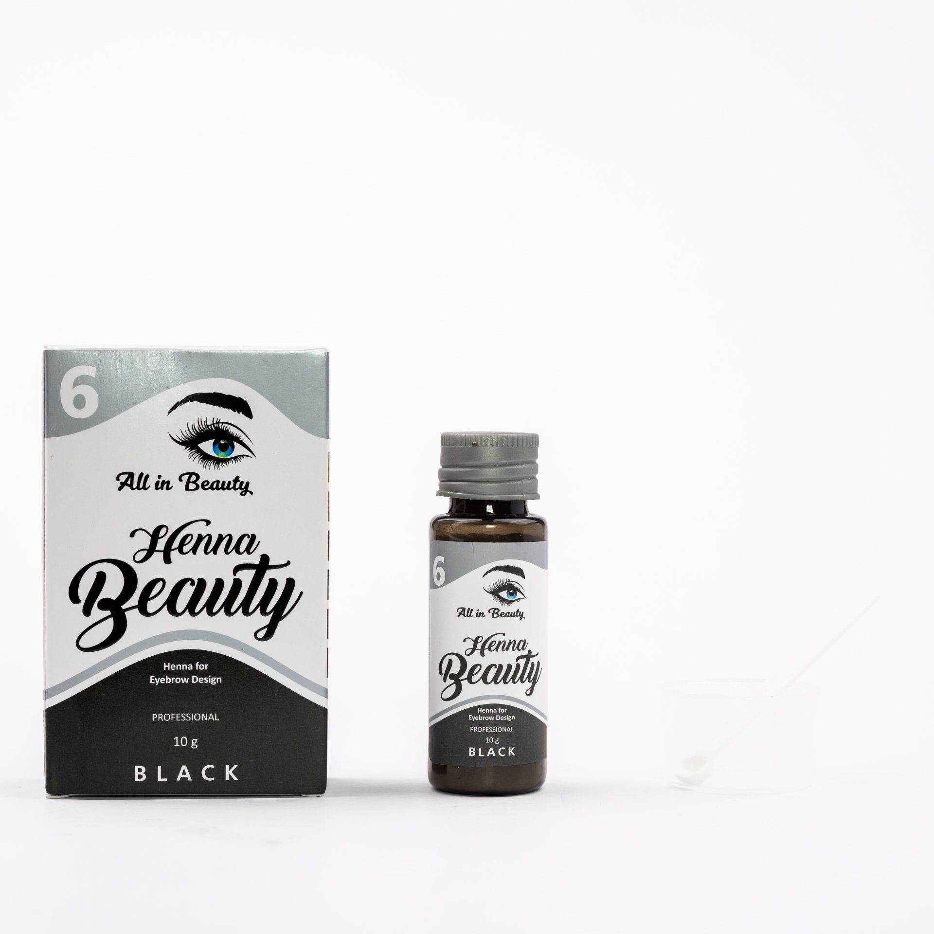 Box and bottle of black