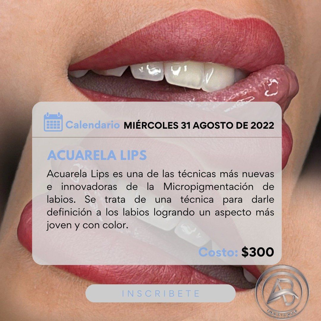 Close-up of a person's lips with text overlay promoting 