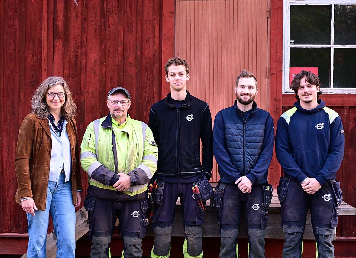 Ansvariga för elen i Skyllberg