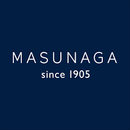 MASUNAGA logo on dark blue background with “since 1905” beneath it