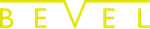 Yellow BEVEL text logo with a V-shaped notch in the center