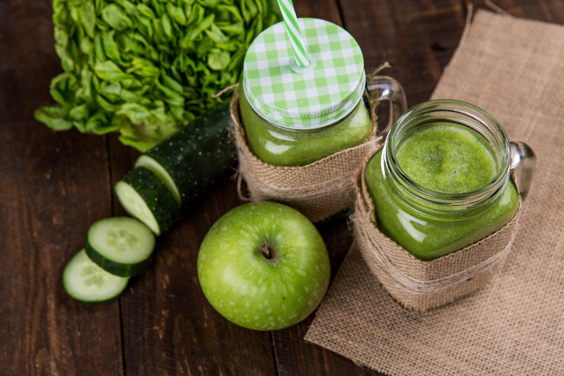 Jugos verdes para perder grasa