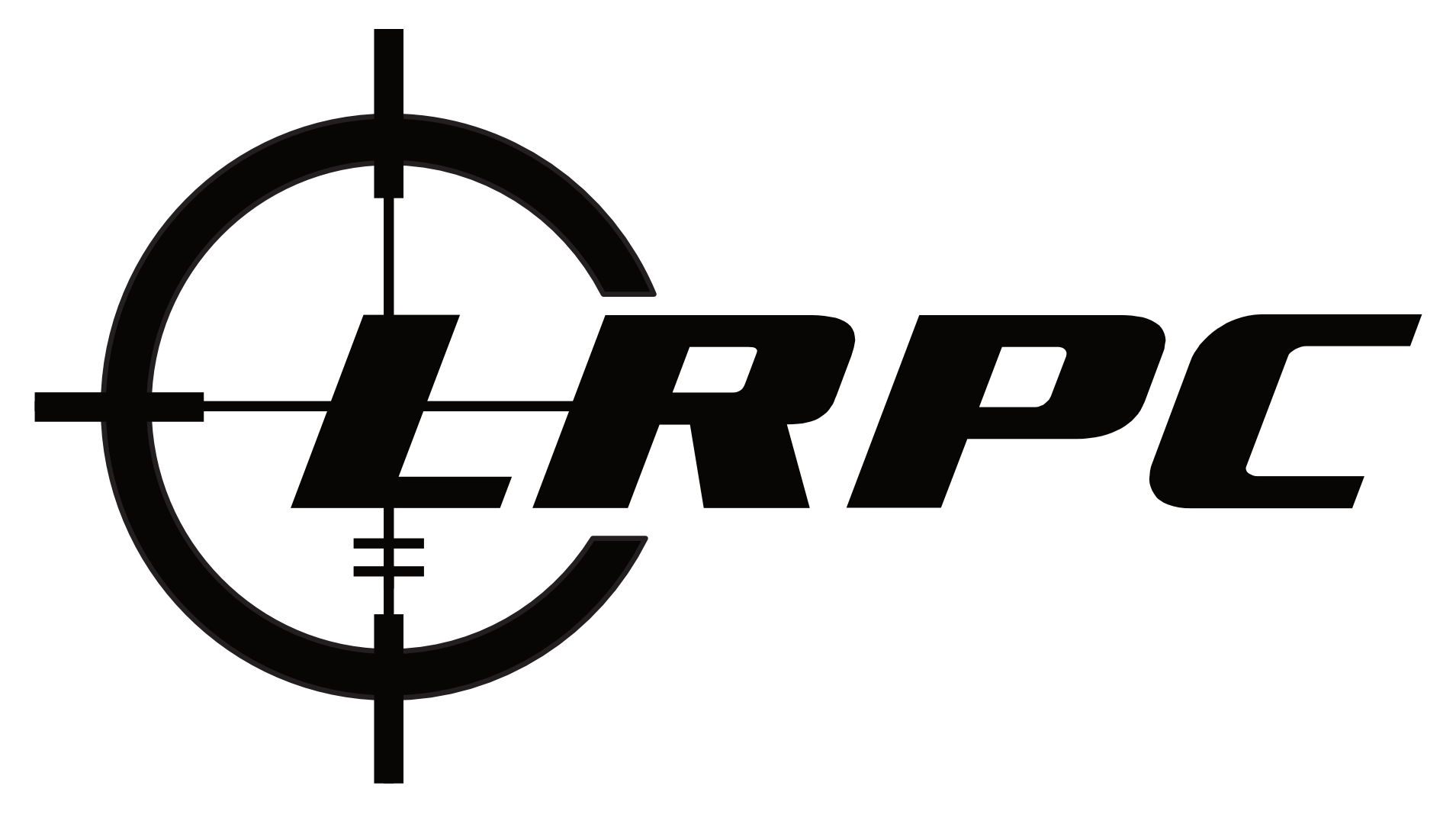 The black letters