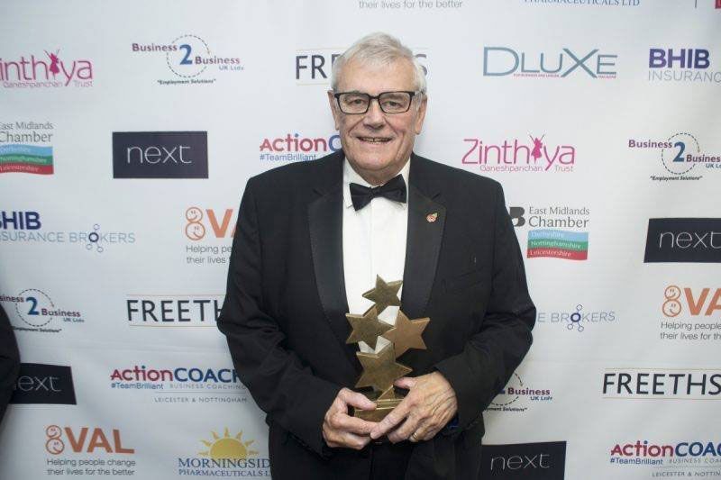 Rick Moore awarded for his services