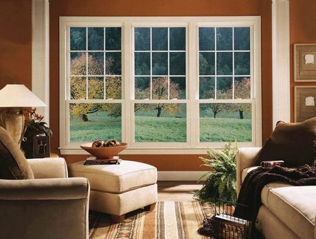 Living Room With Window Frames — Belleville, IL — Glass & More Inc.