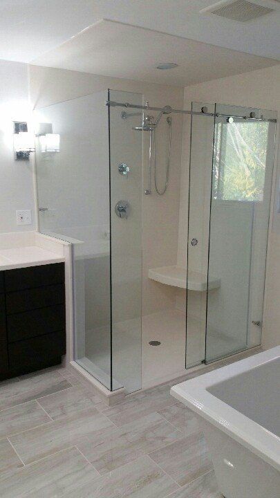 Shower Glass Door — Belleville, IL — Glass & More Inc.