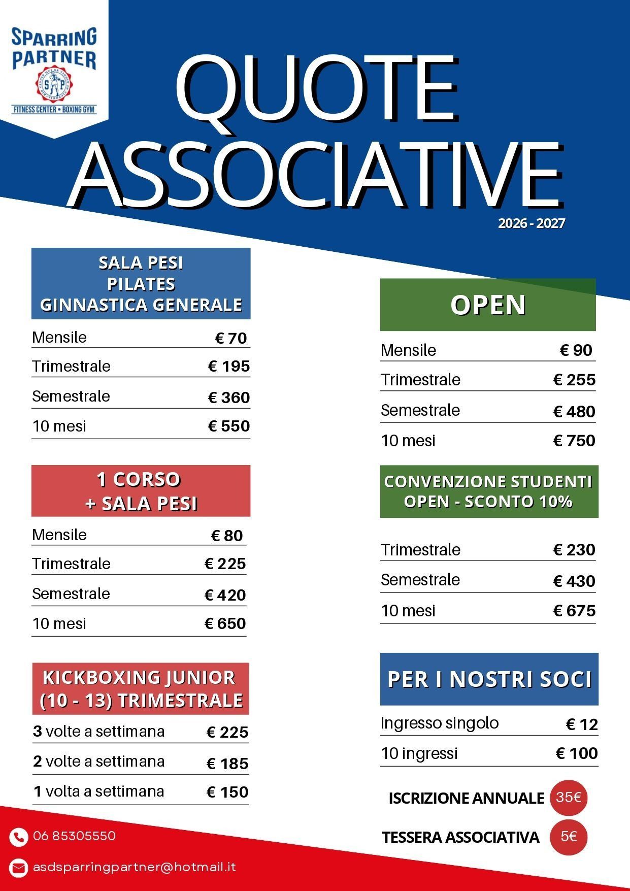 Cartellone blu con la scritta 