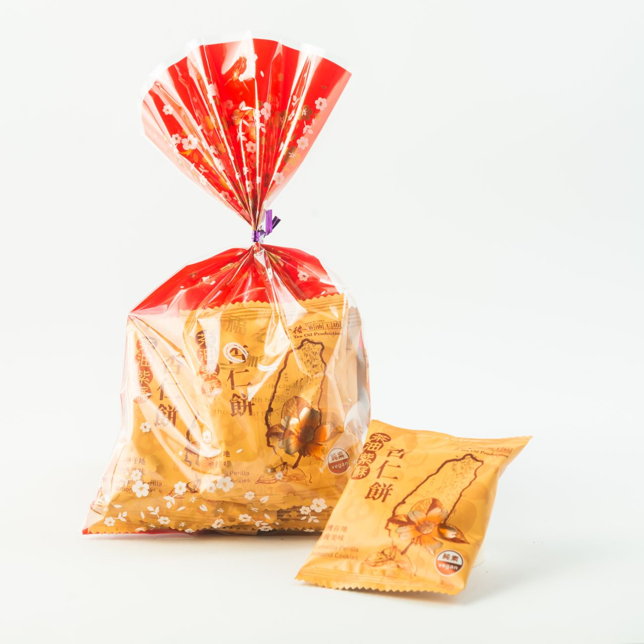 金椿茶油-金純素,茶油紫蘇杏仁餅