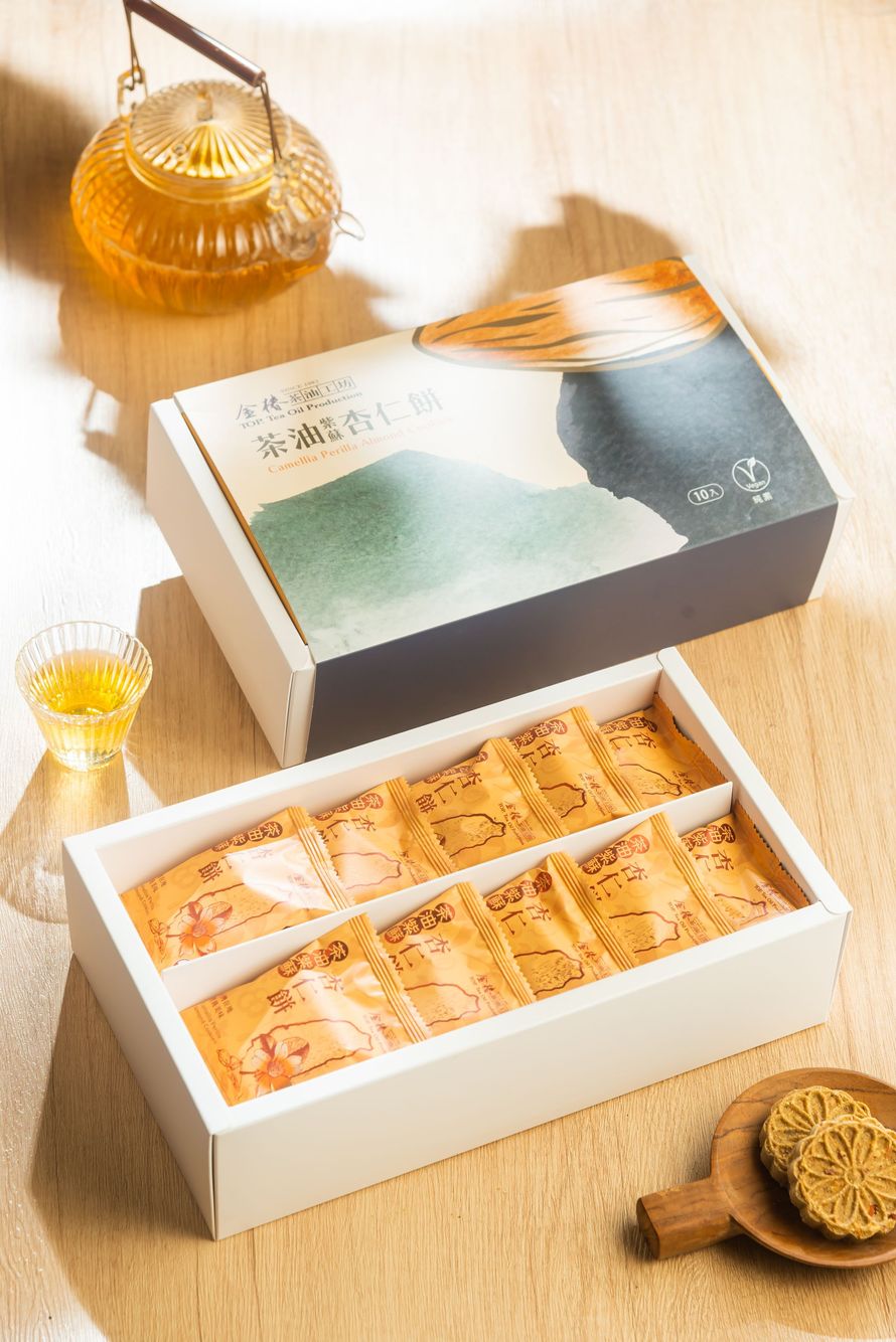金椿茶油-茶油杏仁餅（苦茶油）