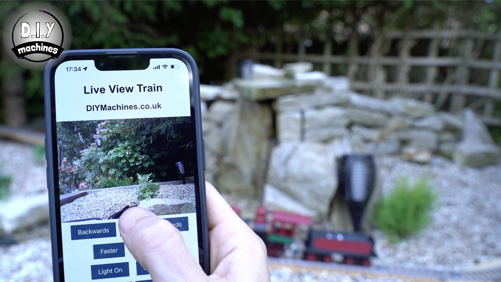 Wifi 3D Printed Steam Train with Live View Camera