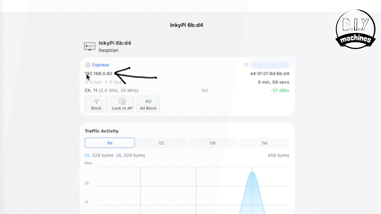 A screenshot showing a dashboard with a digital asset value and a graph titled Profile Activity.