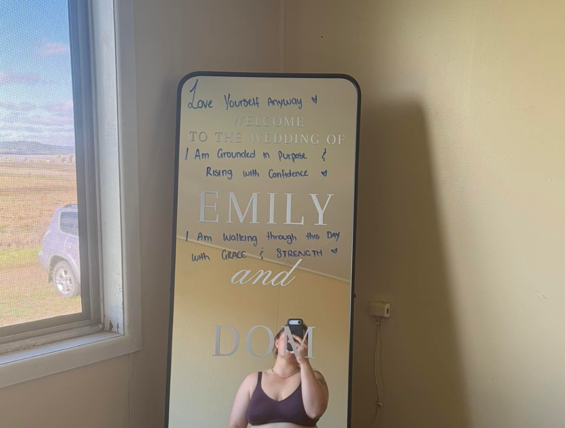 Emily, mirror affirmations