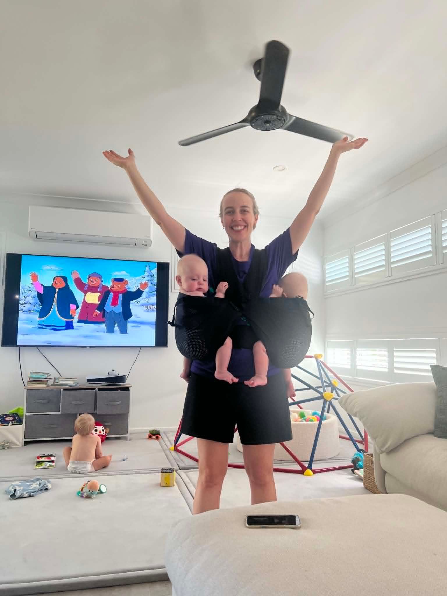 Amy, mini & me workout