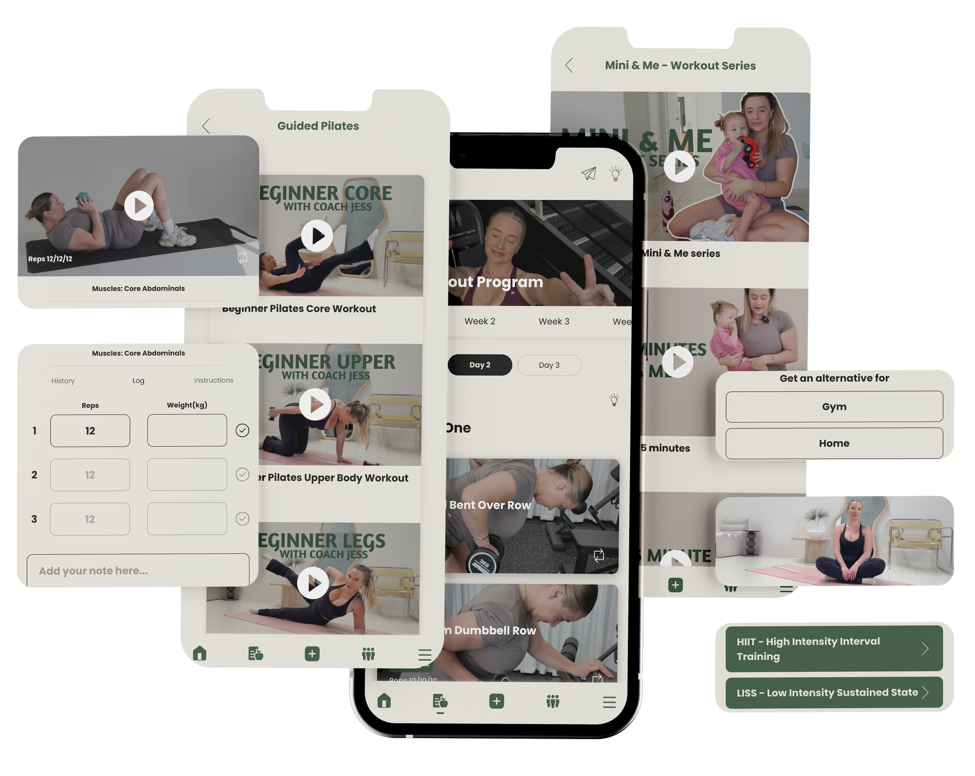 Movement in the DJMFIT app