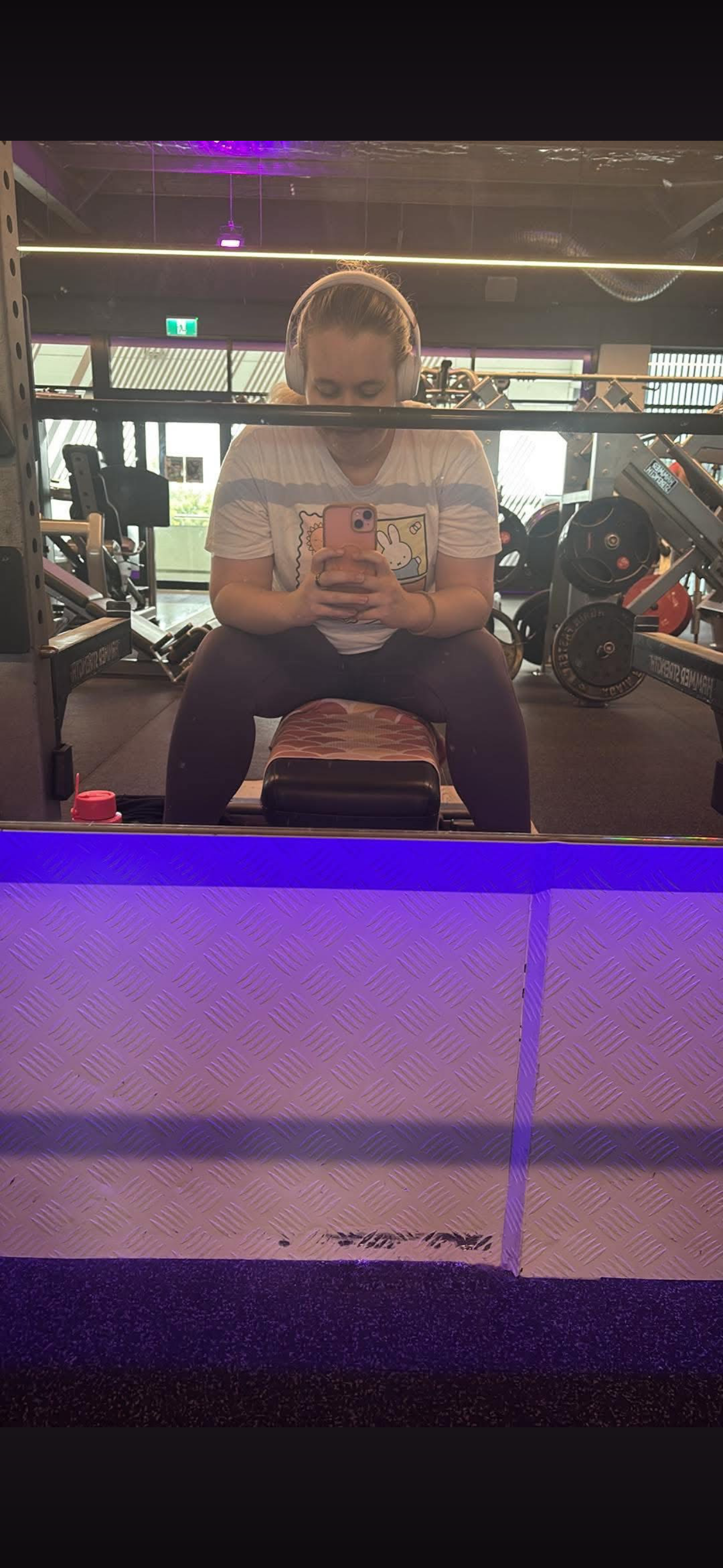 Lizzy, gym sessions