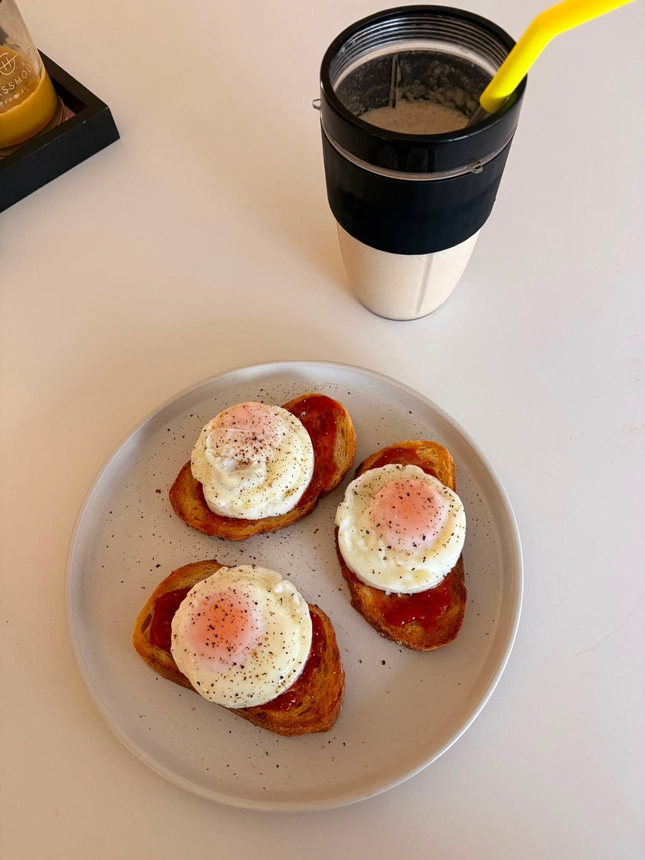 Sarah, breakfast from the plan