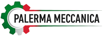 Logo with gear and Italian flag colors. Text: 