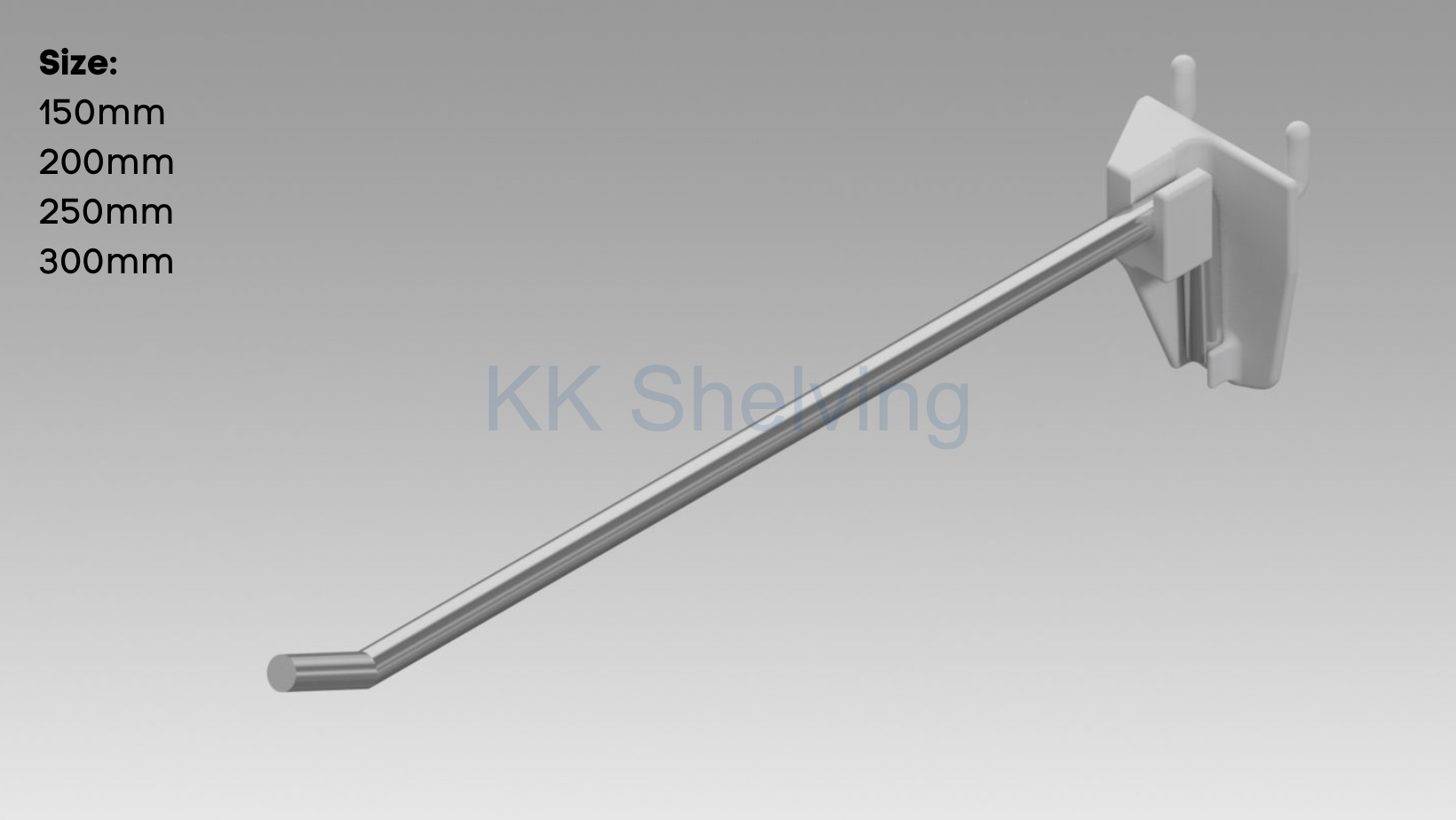 Pegboard Hook With Plastic Back