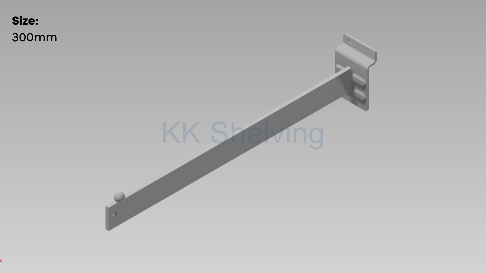 Slatwall Flat Bar Bracket