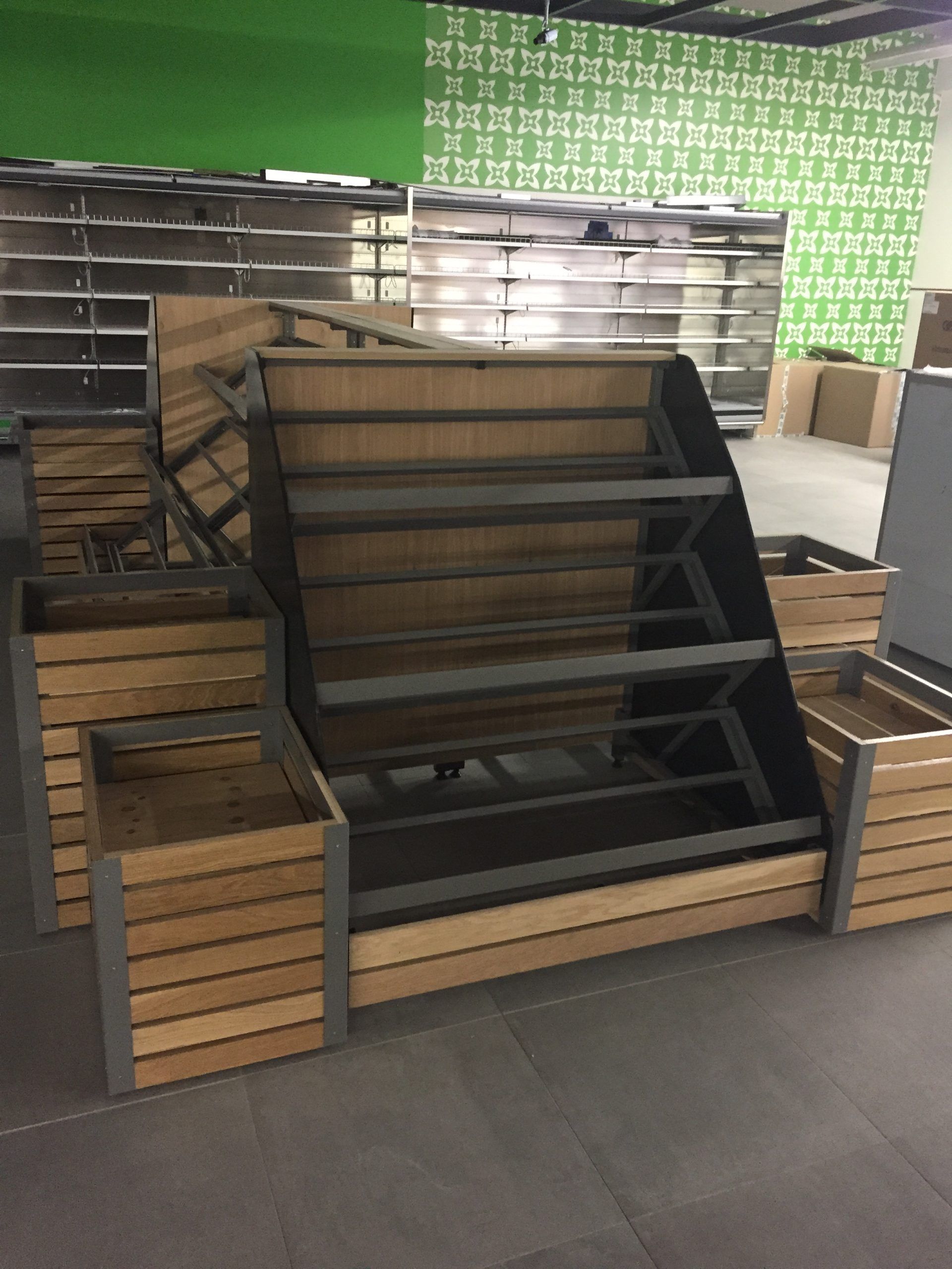wooden shopfitting