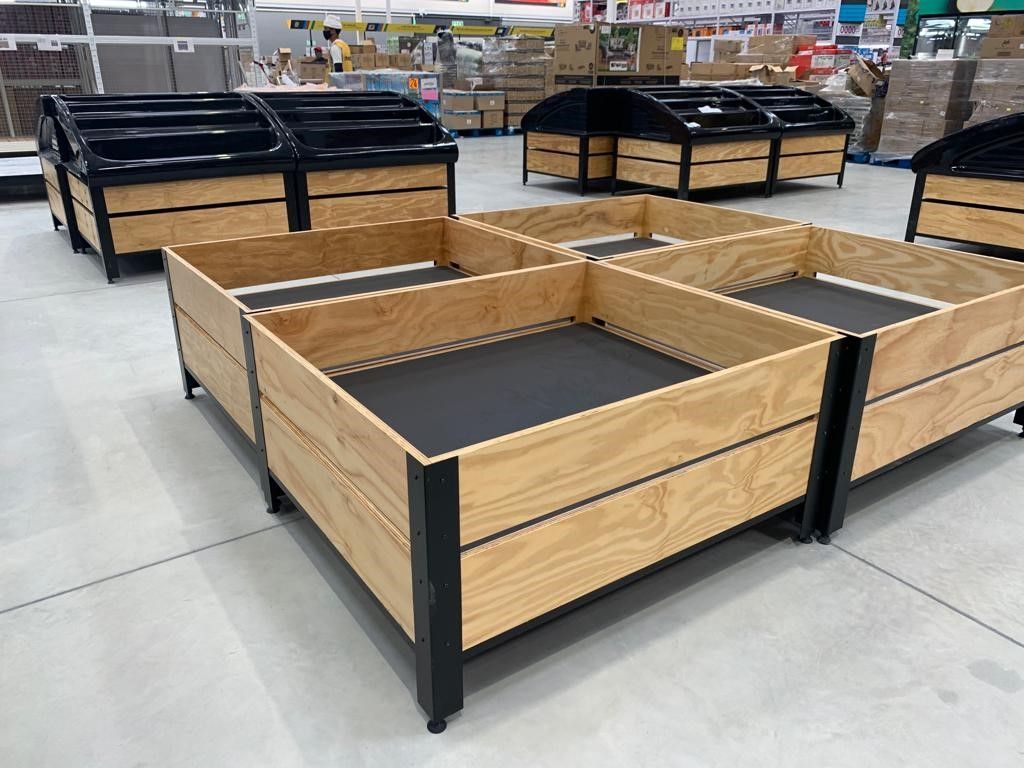 KK Shelving Products - WOODEN SHOP FITTINGS (see image)