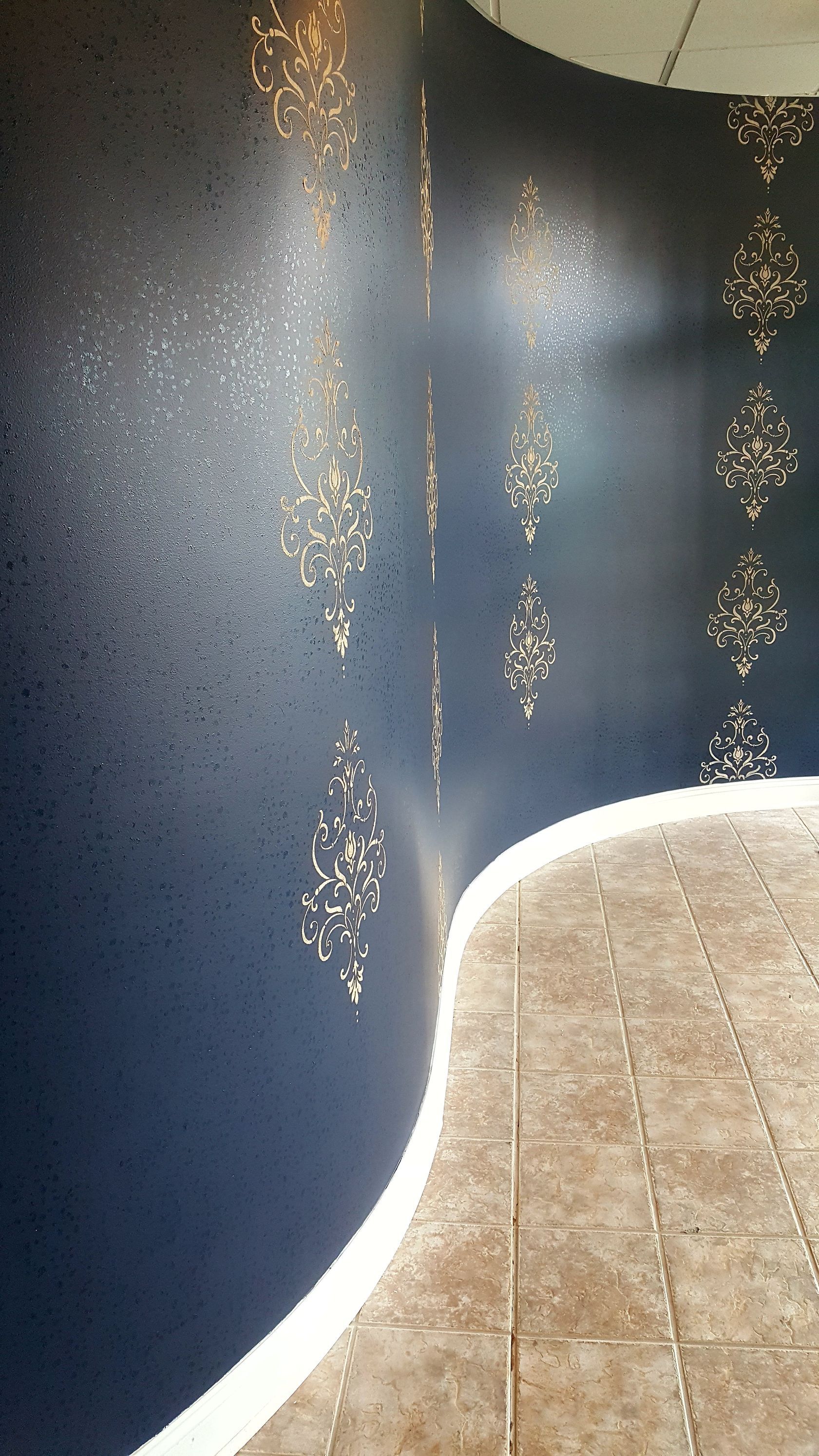 Beth Wall Design: Artwork, Walls, and more italy france texture walls stencil