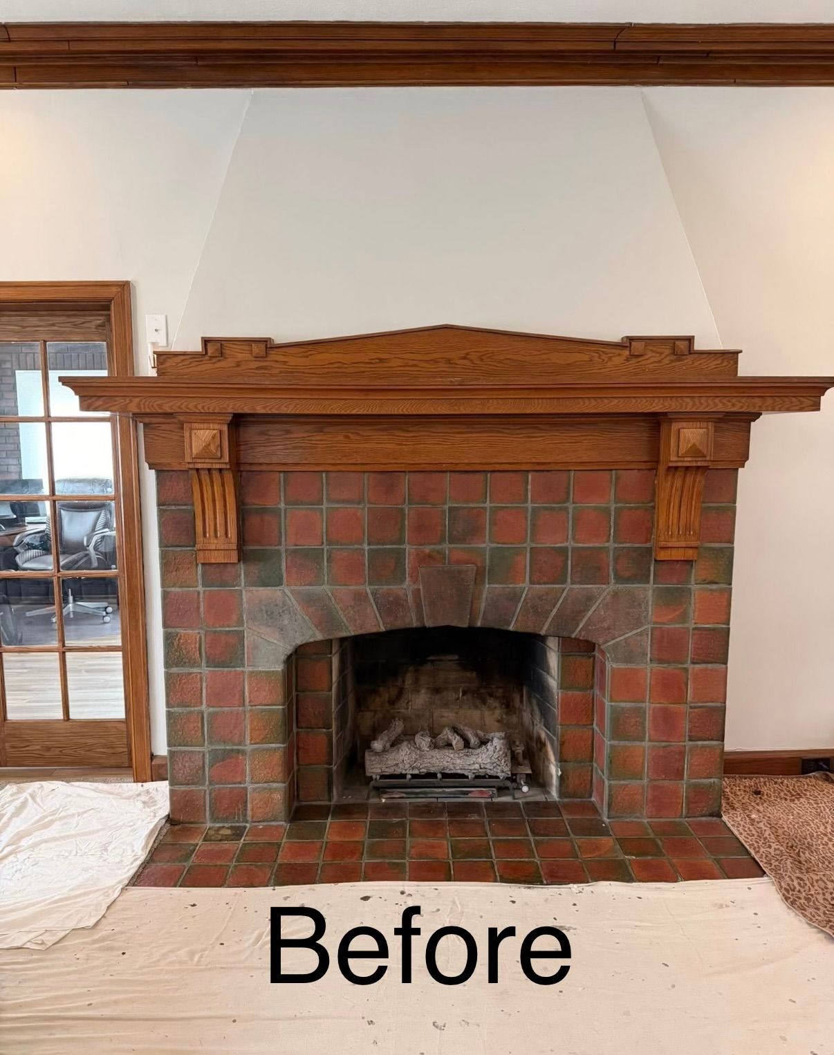 Fireplace Brick Outdated Before 60's