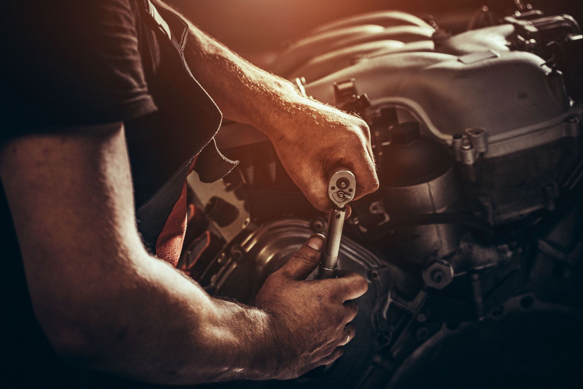 Mechanic Repairing the Car — Marlton, NJ — Motortrans