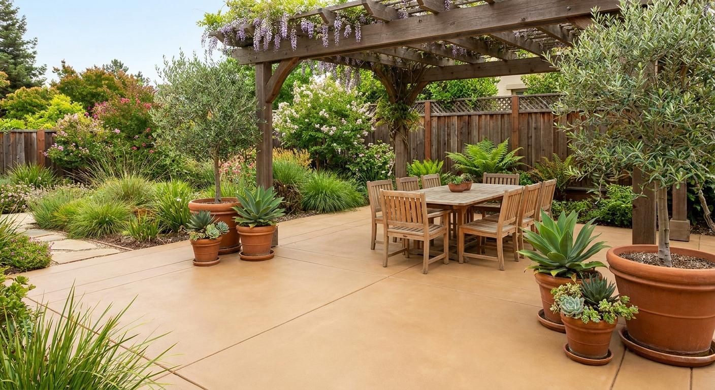 How much does a concrete patio cost per square foot