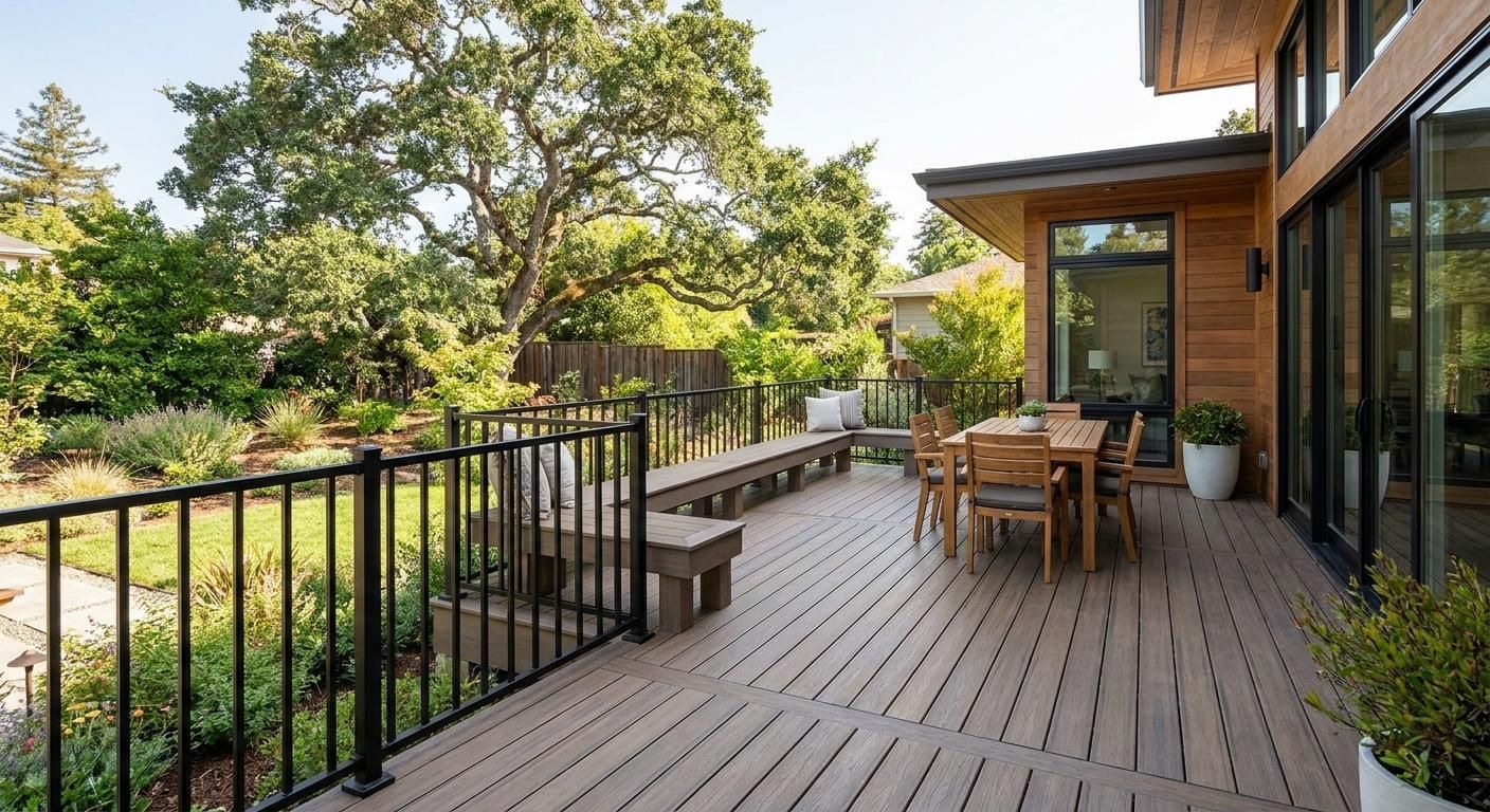 How much does a Trex deck cost in the Bay Area