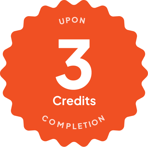 Badge: 4 Credits Upon Completion