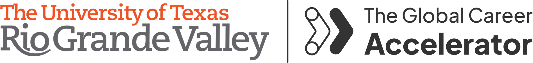 University of Texas Rio Grande Valley Global Career Accelerator logo 