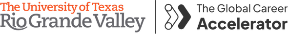UTRGV and The Global Career Accelerator logos