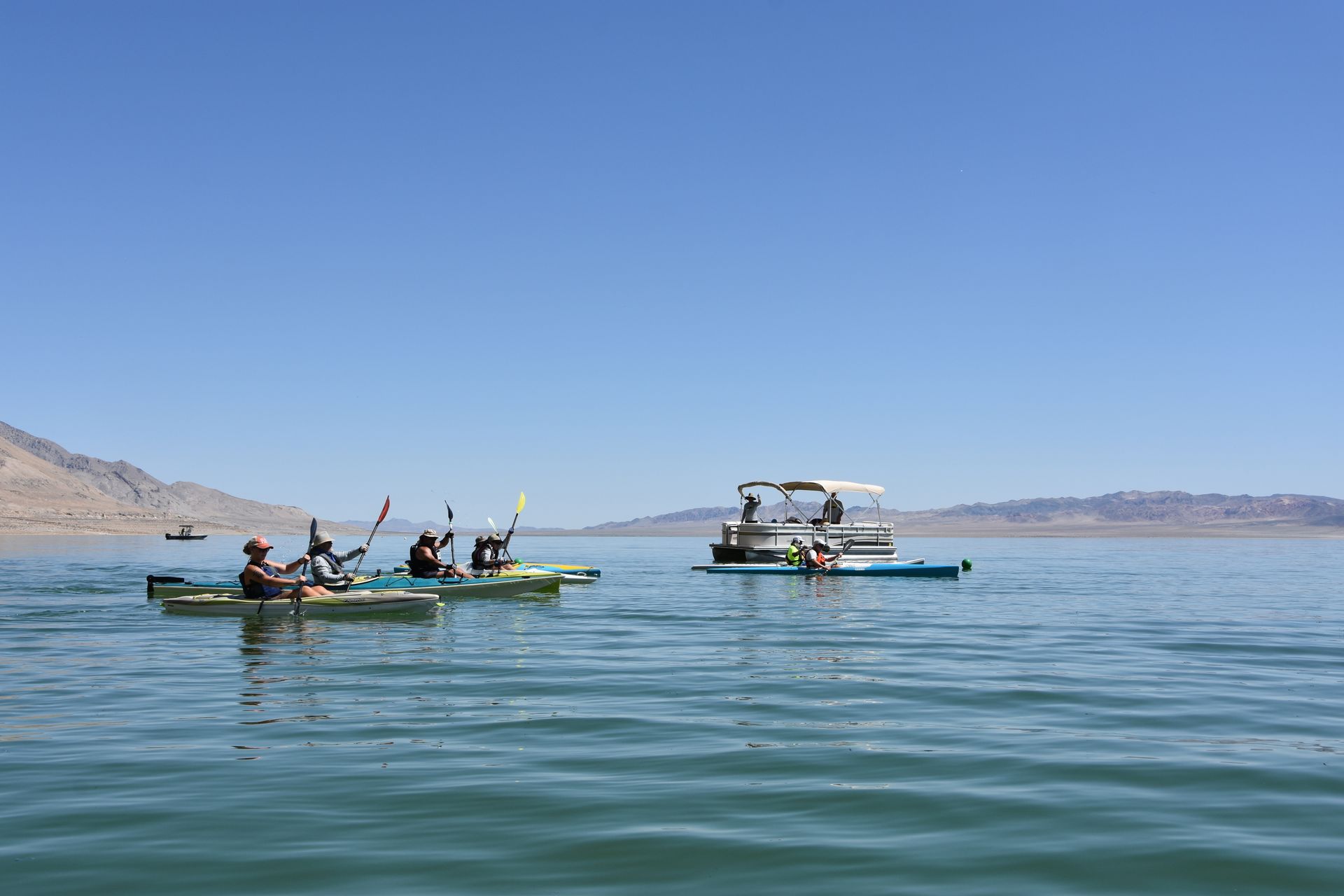 Kayak Races Walker Lake Days in Mineral County, Nevada