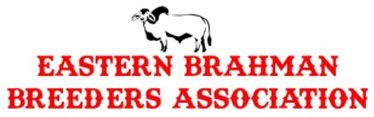 Eastern Brahman Breeders Association logo with black Brahman bull and red text