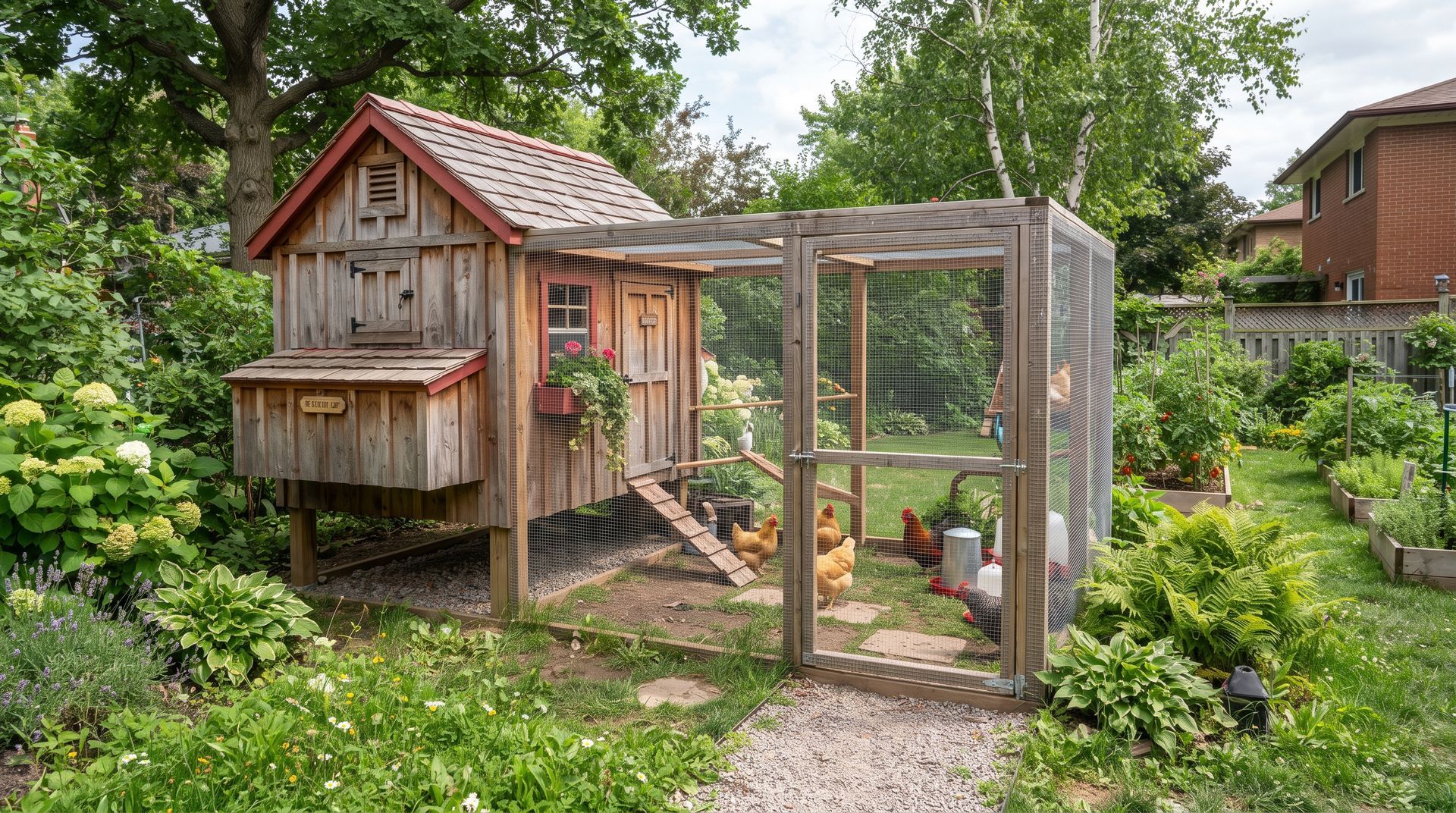 Durable custom chicken coops