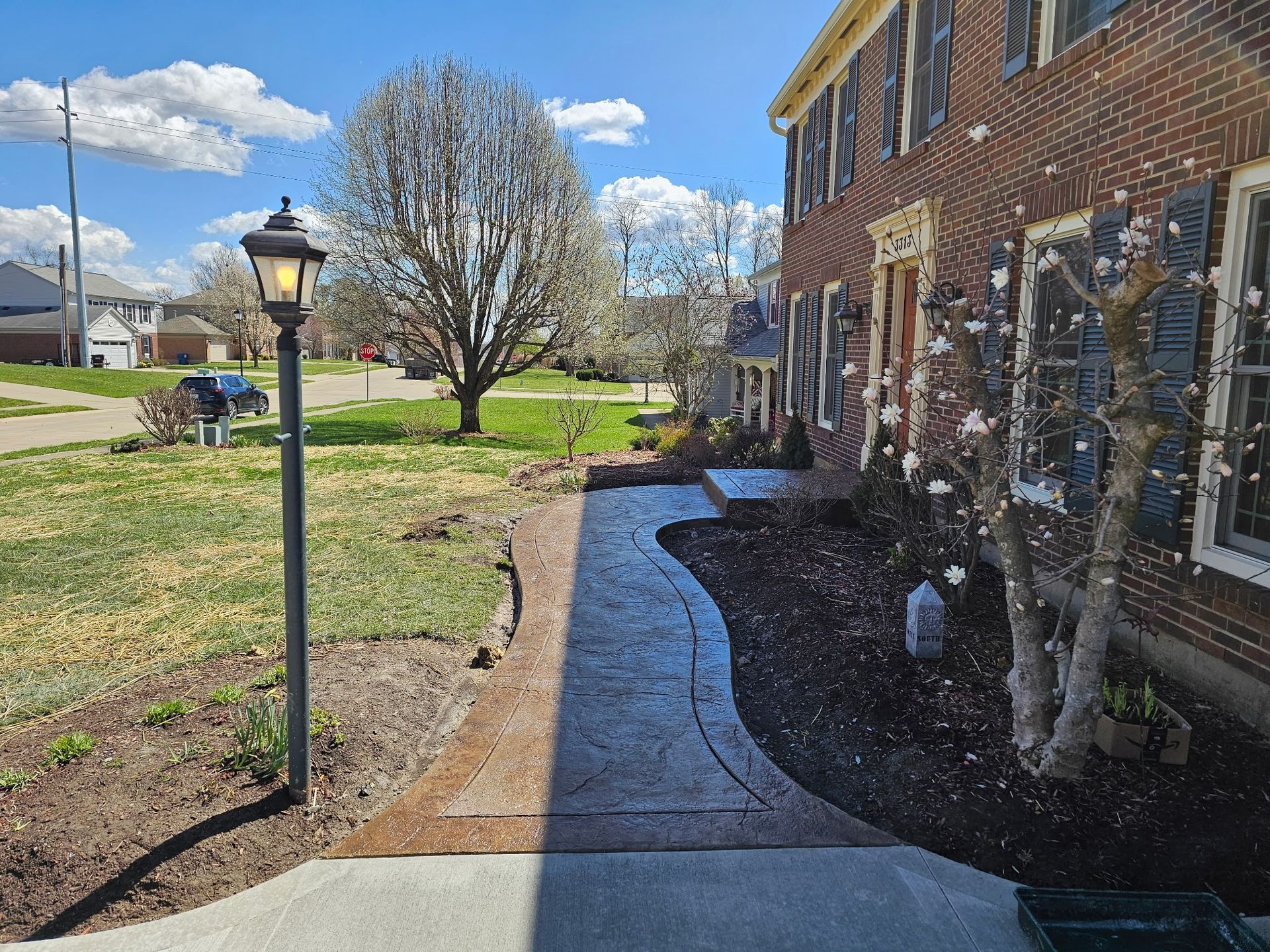 Decorative sidewalk