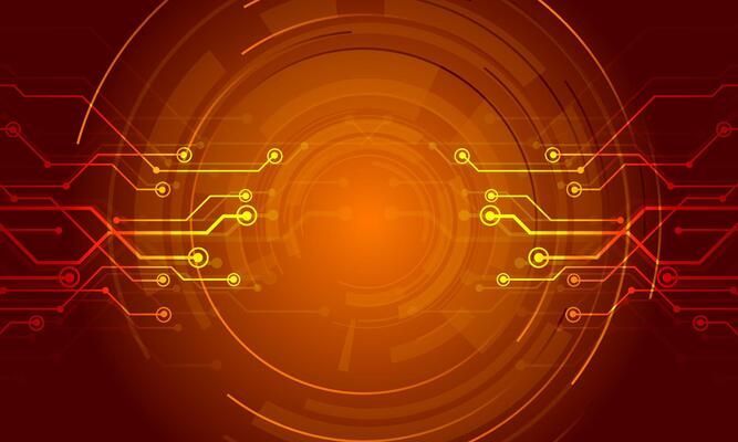abstract technology background with digital elements